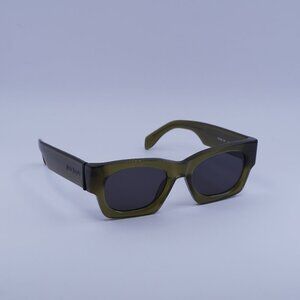Palm Angels PERI089 BODIE 5907 Sunglasses Light Green Square Frame, Grey Lenses